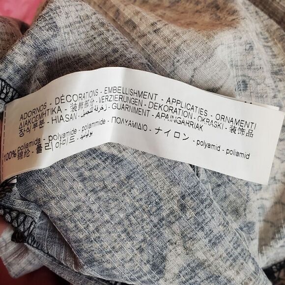 Zara Trafaluc Snake Skin Lace Camisole Tank Size small - Picture 7 of 7